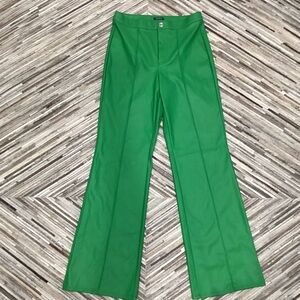 Wild Fable Green Faux Leather Pants